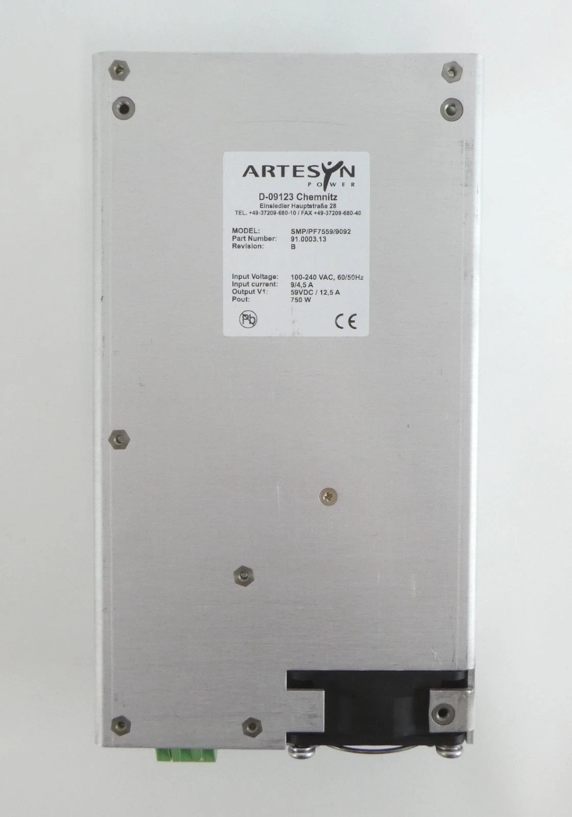 Artesyn SMP/PF 7559/9092 AC-DC Power Supply Module